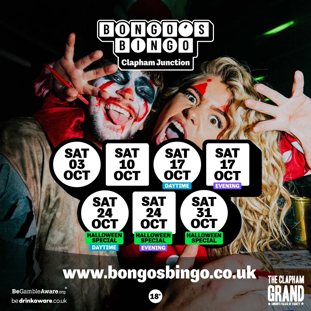 Bongo’s Bingo Matinee Show – Halloween Special