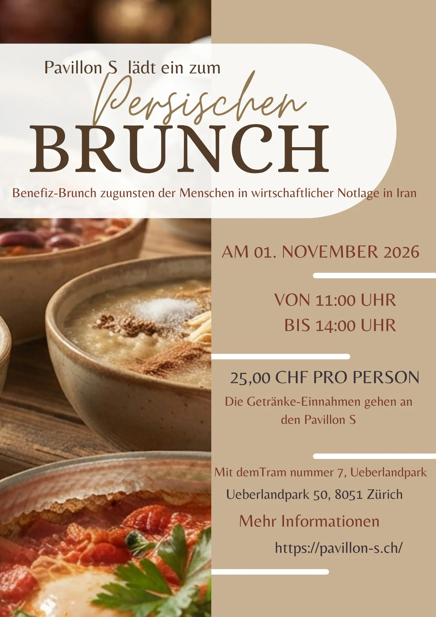 Persischer Benefiz-Brunch