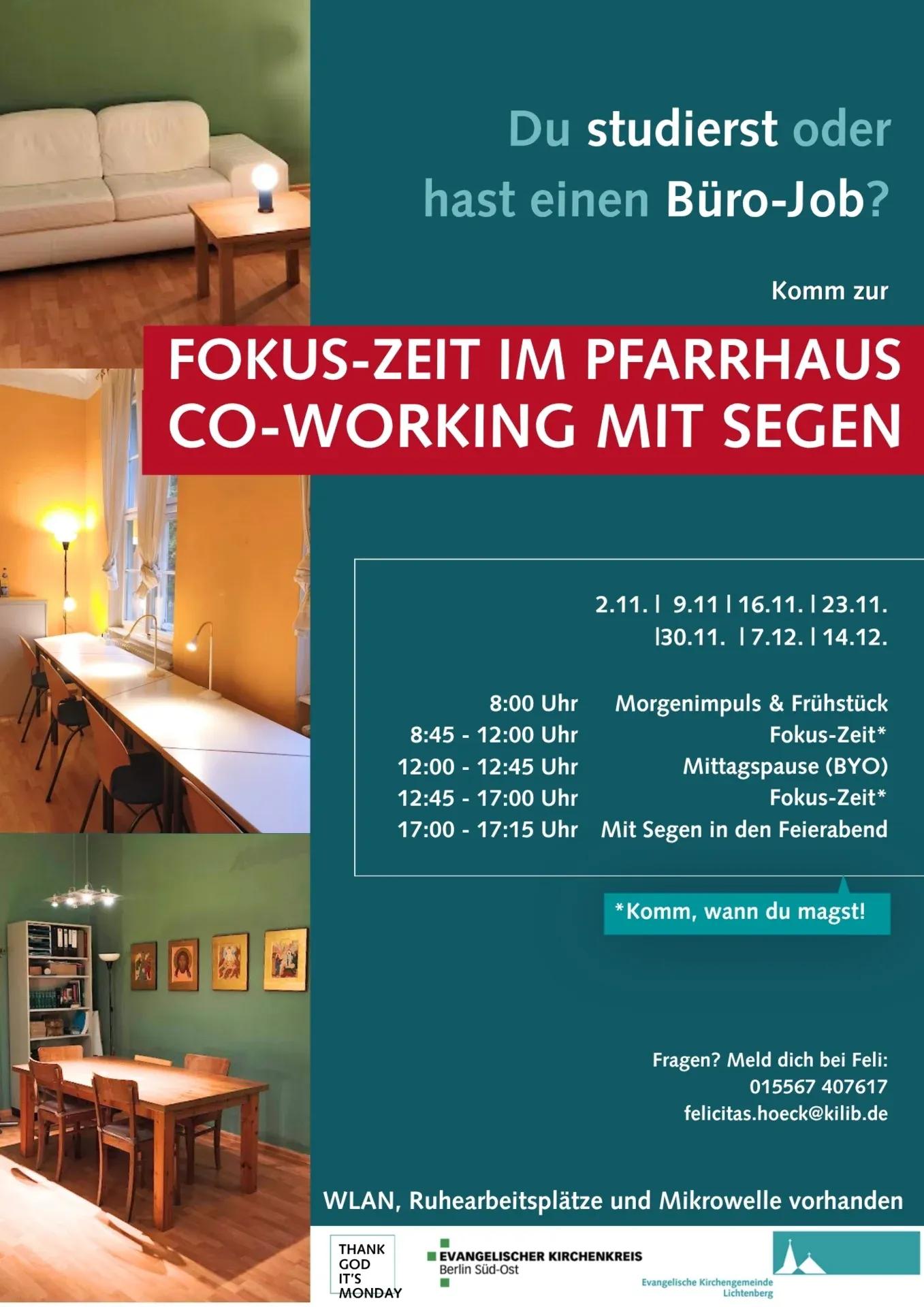 Fokus-Zeit im Pfarrhaus
