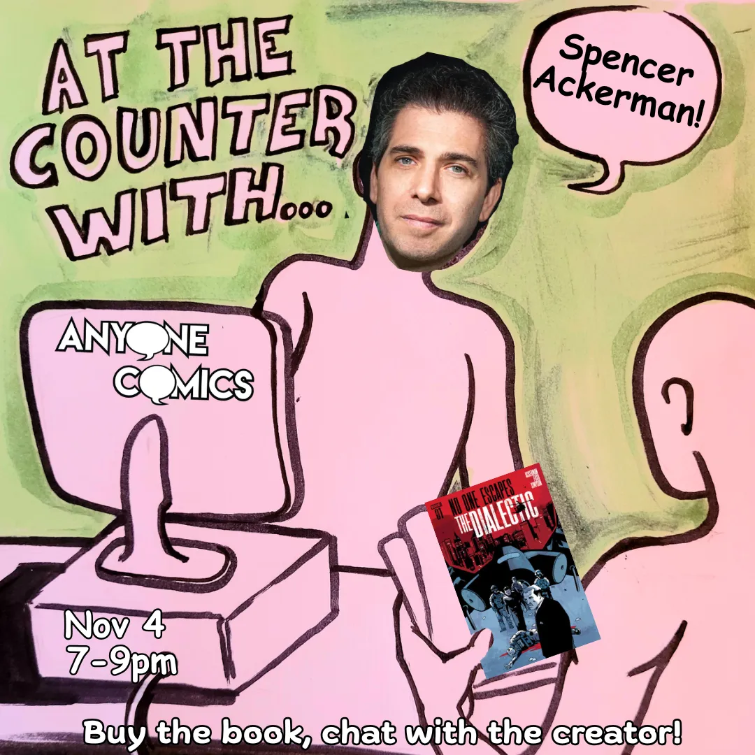 Spencer Ackerman signing
