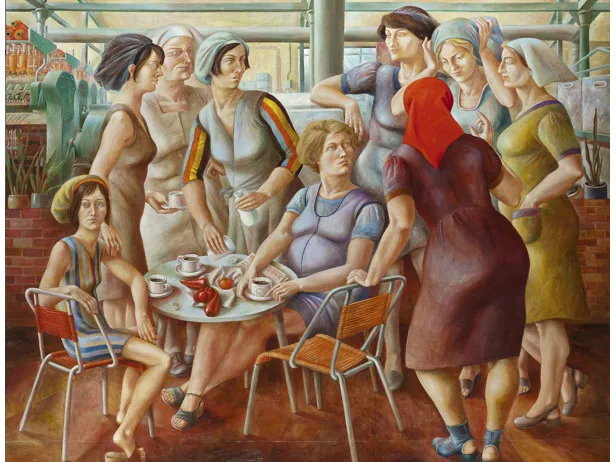 Ausstellung „Frauenarbeit – Frauenalltag – Frauenrechte“, ein Ausstellungsprojekt mit Zeitzeuginnen aus Brandenburg in der Bibliothek Schöneberg