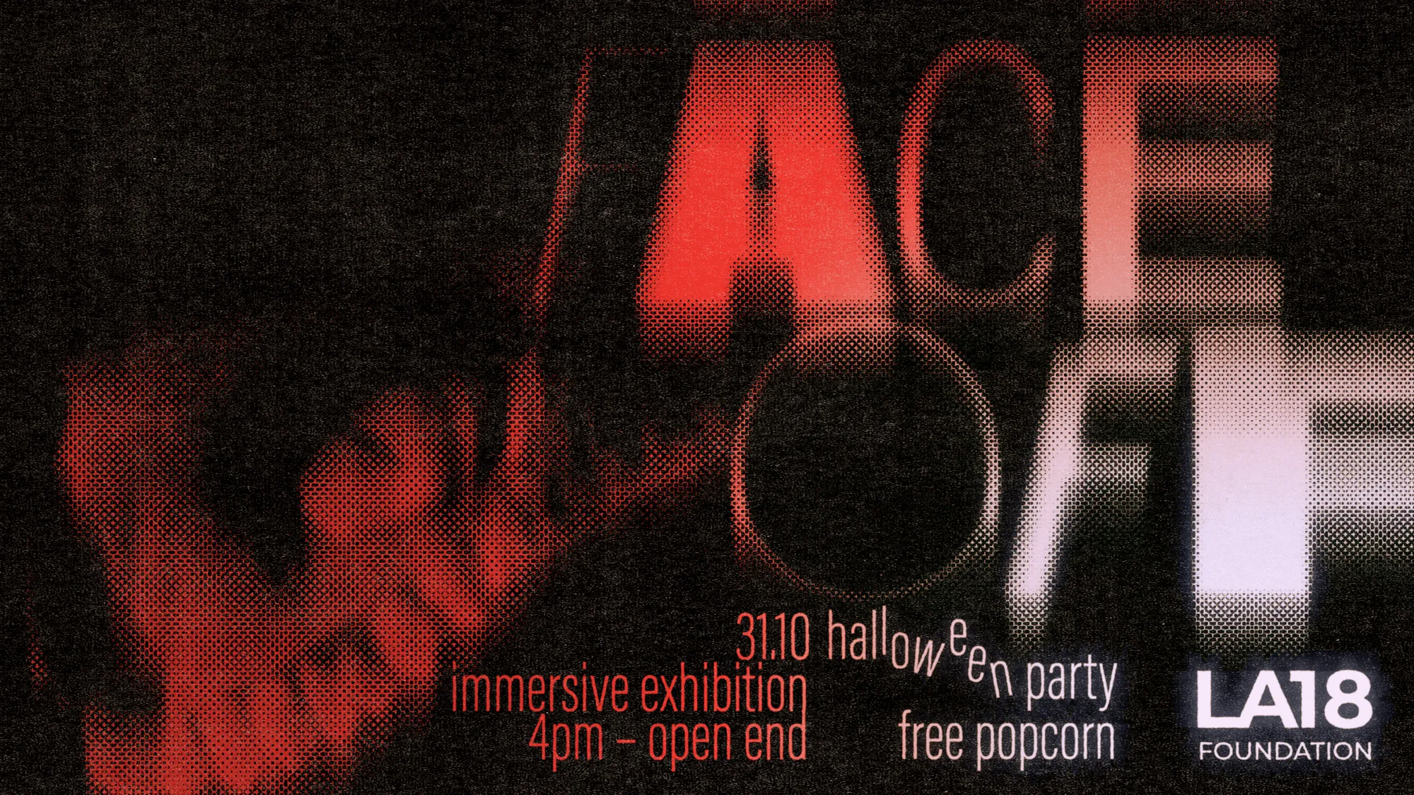 FACE OFF halloween party x exhibition
