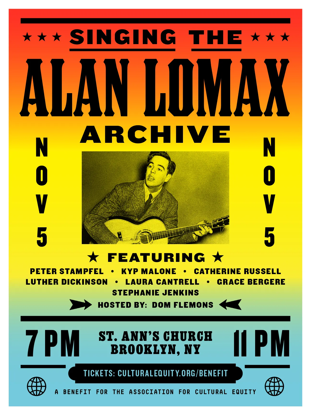 Singing the Alan Lomax Archive: A Benefit for the Association for Cultural Equity