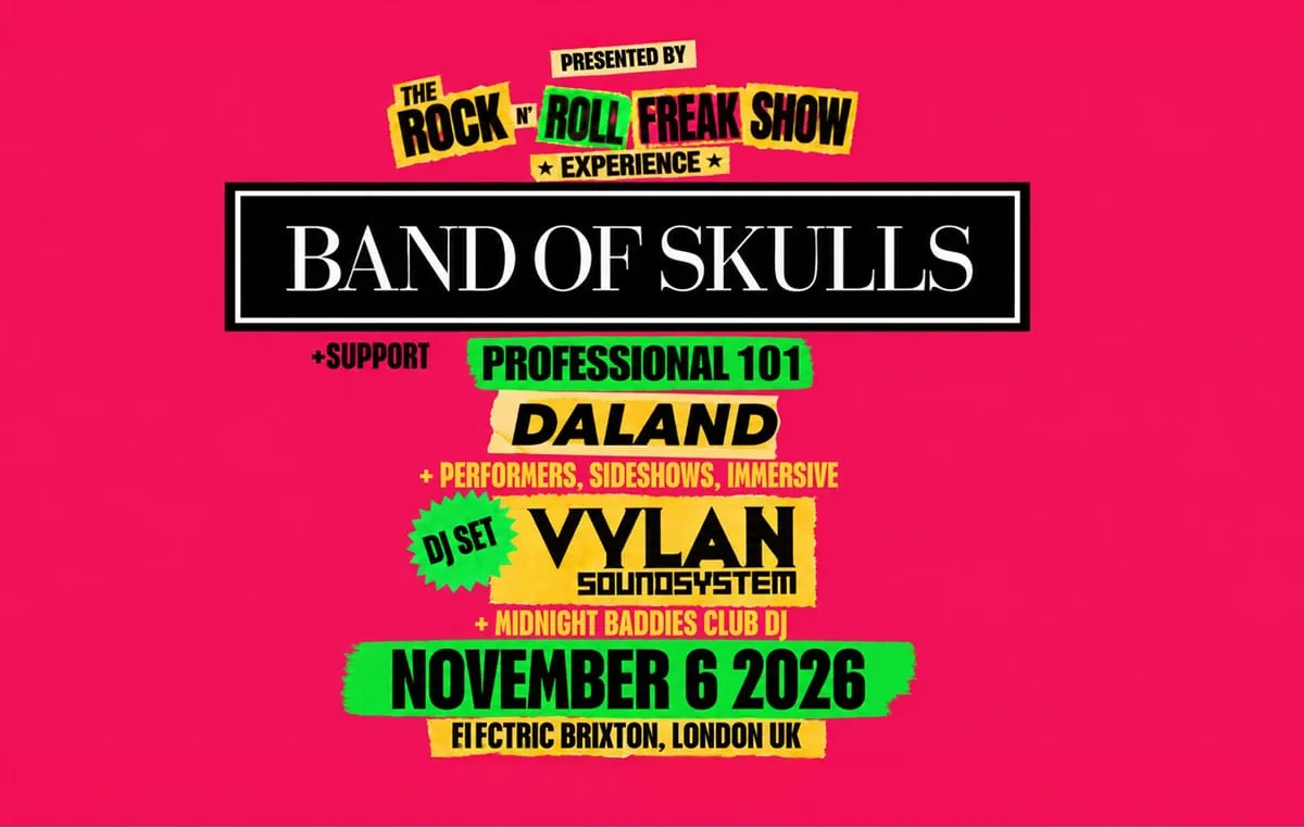 Rock n Roll Freakshow Experience w/Band of Skulls
