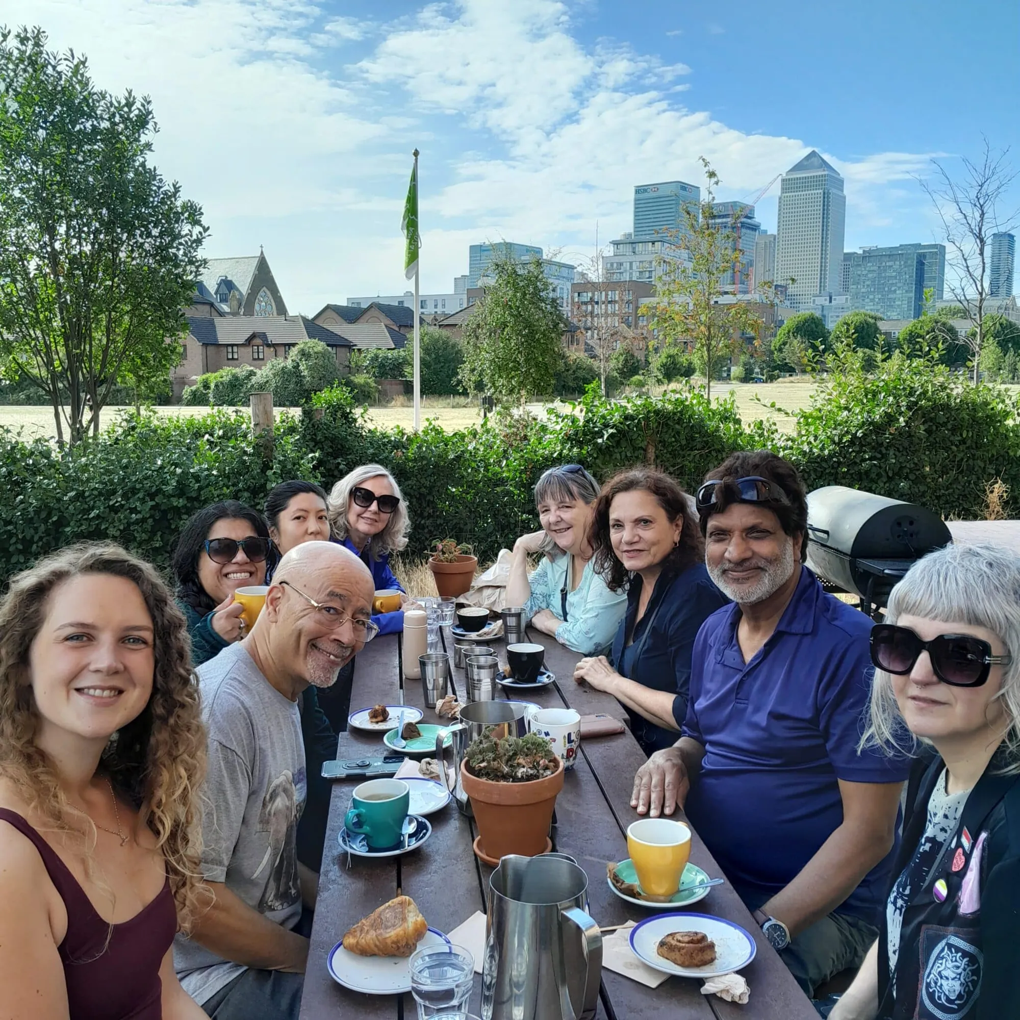 Morning walking group
