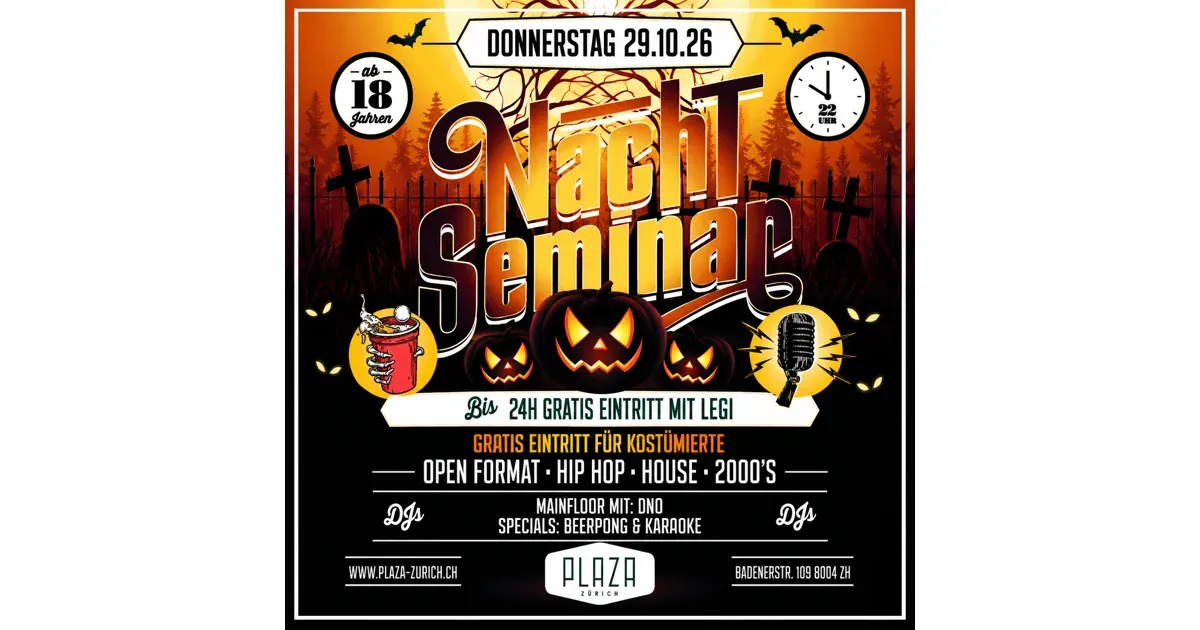 Nachtseminar Halloween Special