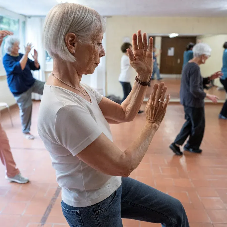 Qi Gong im Wald
