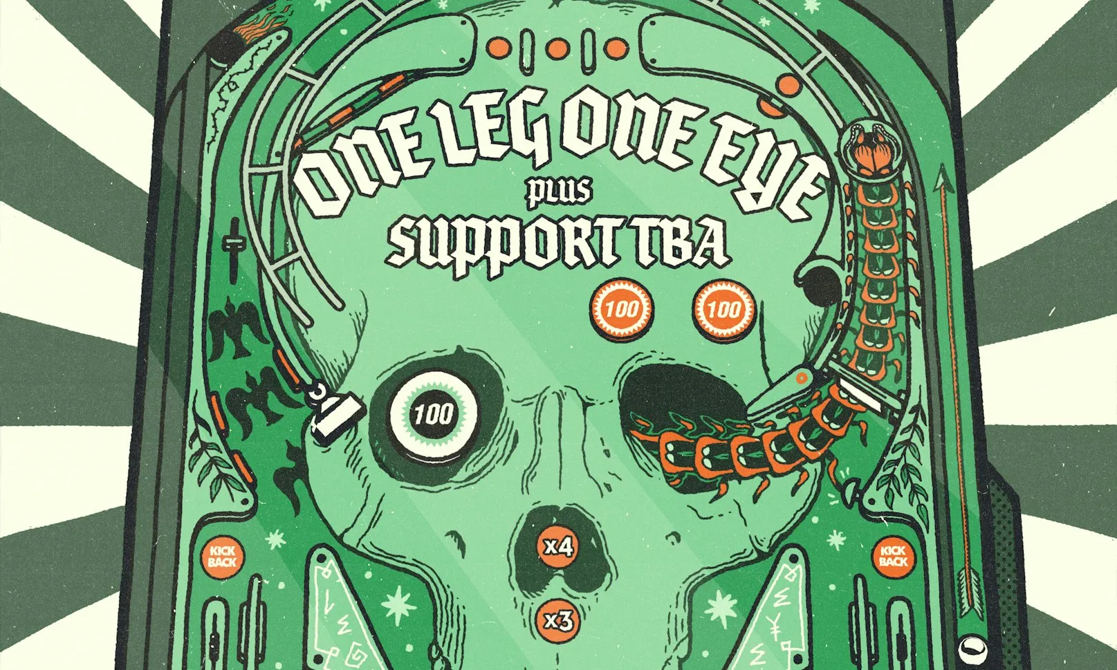 One Leg One Eye + Evelyn Gray