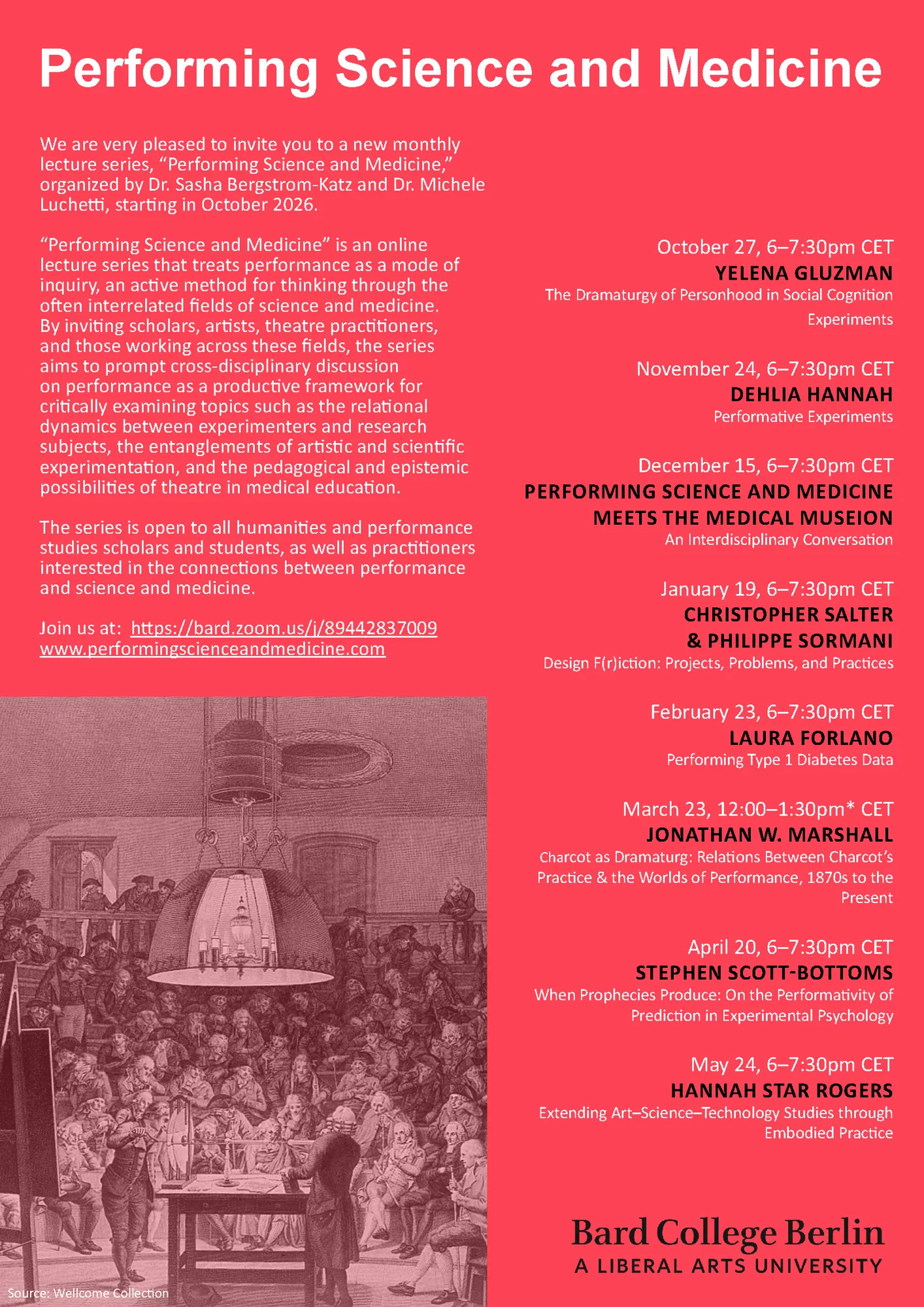 Performing Science and Medicine (Online Lecture Series)