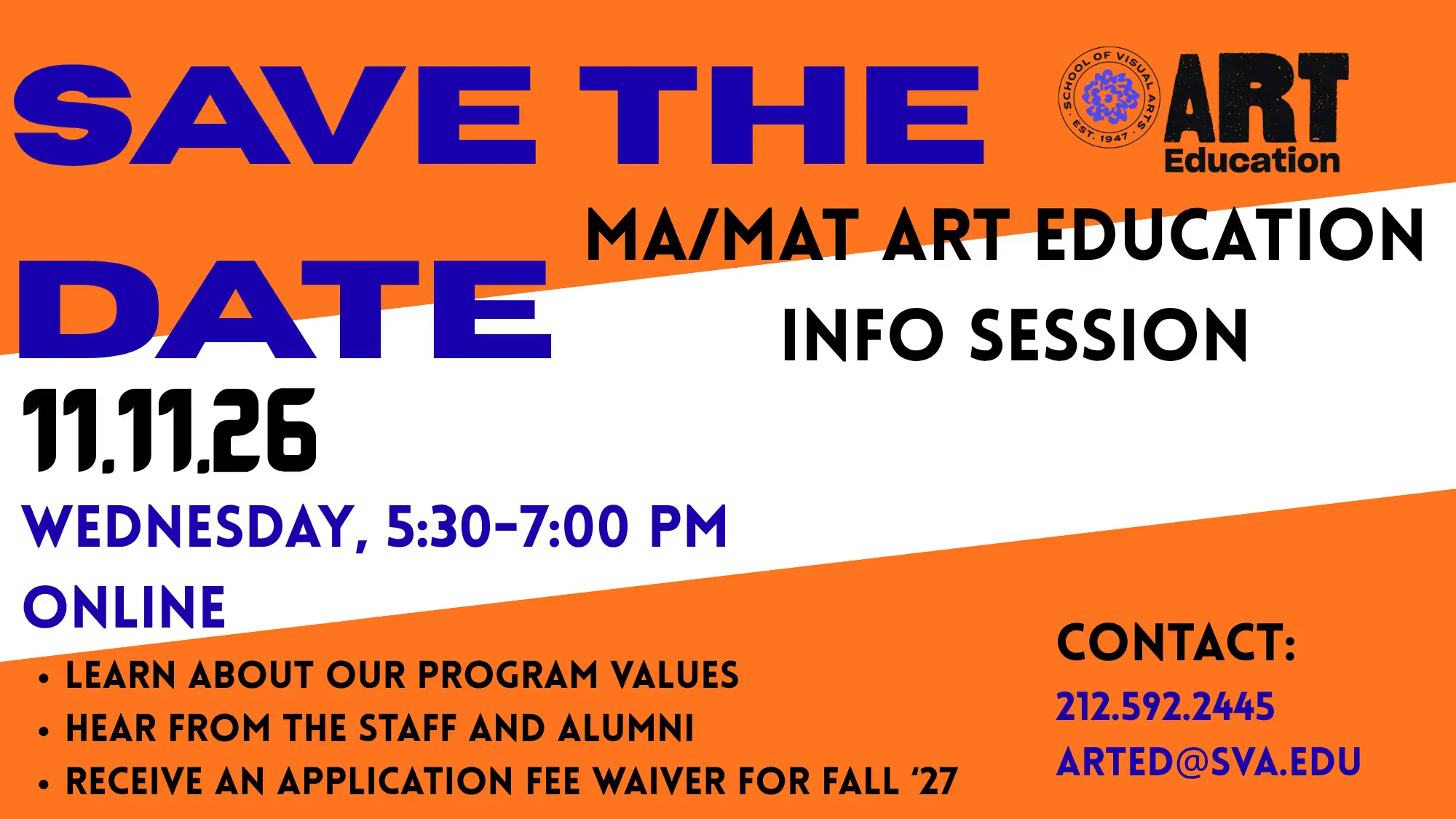 MA/MAT Art Education Information Session