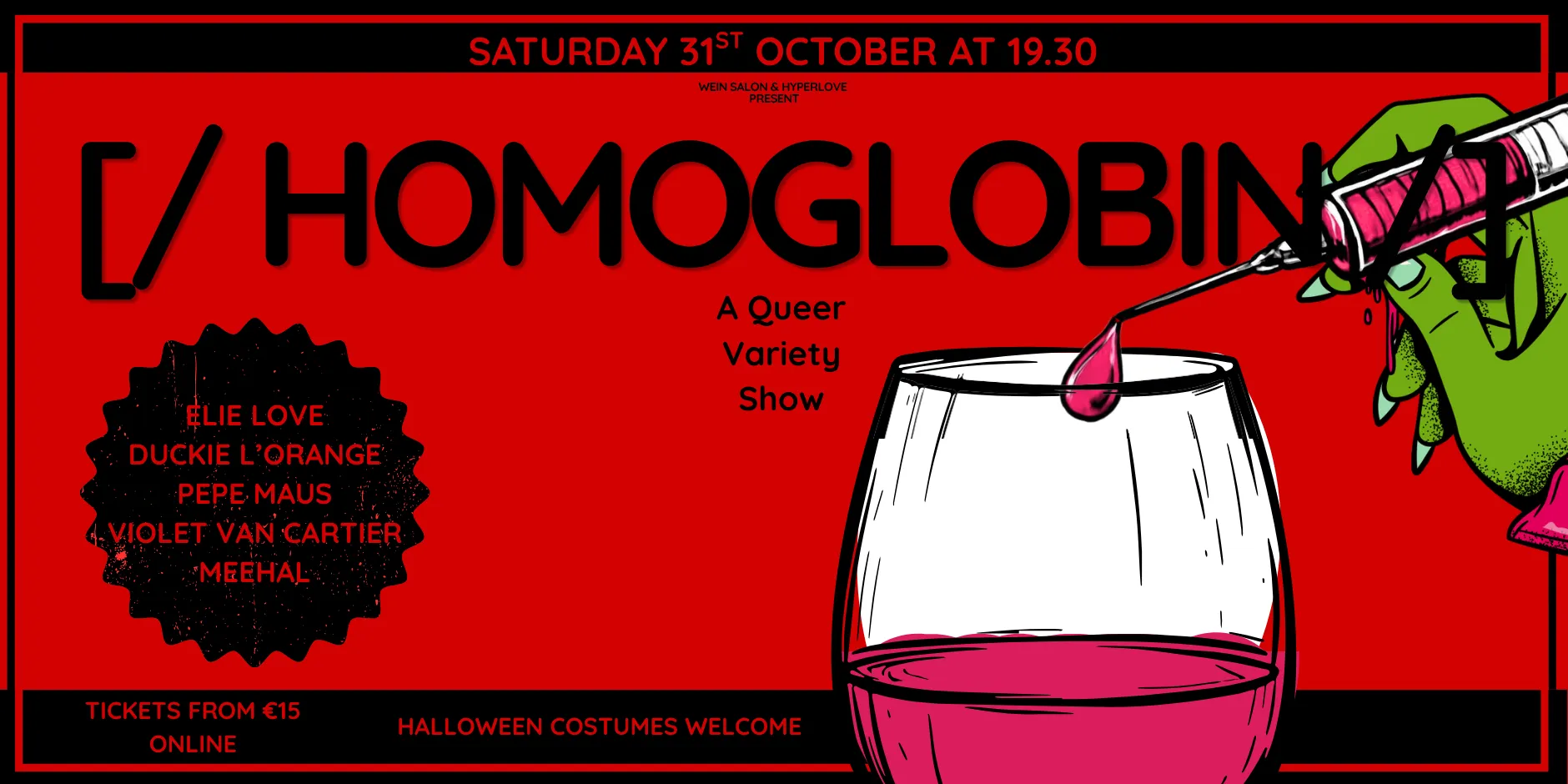 [/ Homoglobin /] - A Queer Variety Show