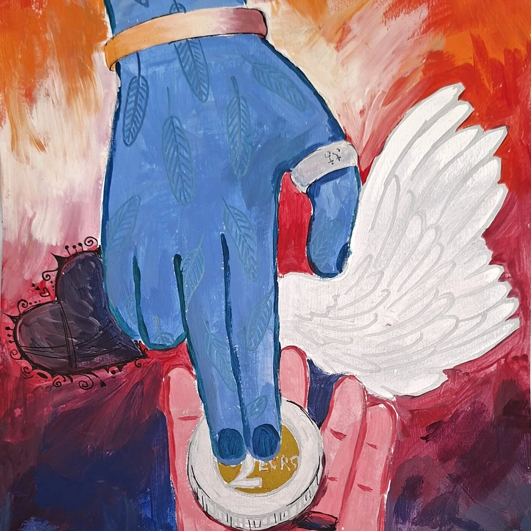 Vorstellung der Künstlerin Liza Avem zur aktuellen Ausstellung „Wa(h)re Gefühle“