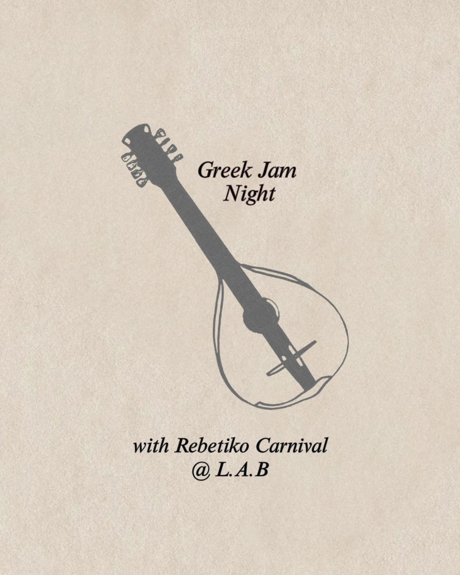 Greek Jam Night