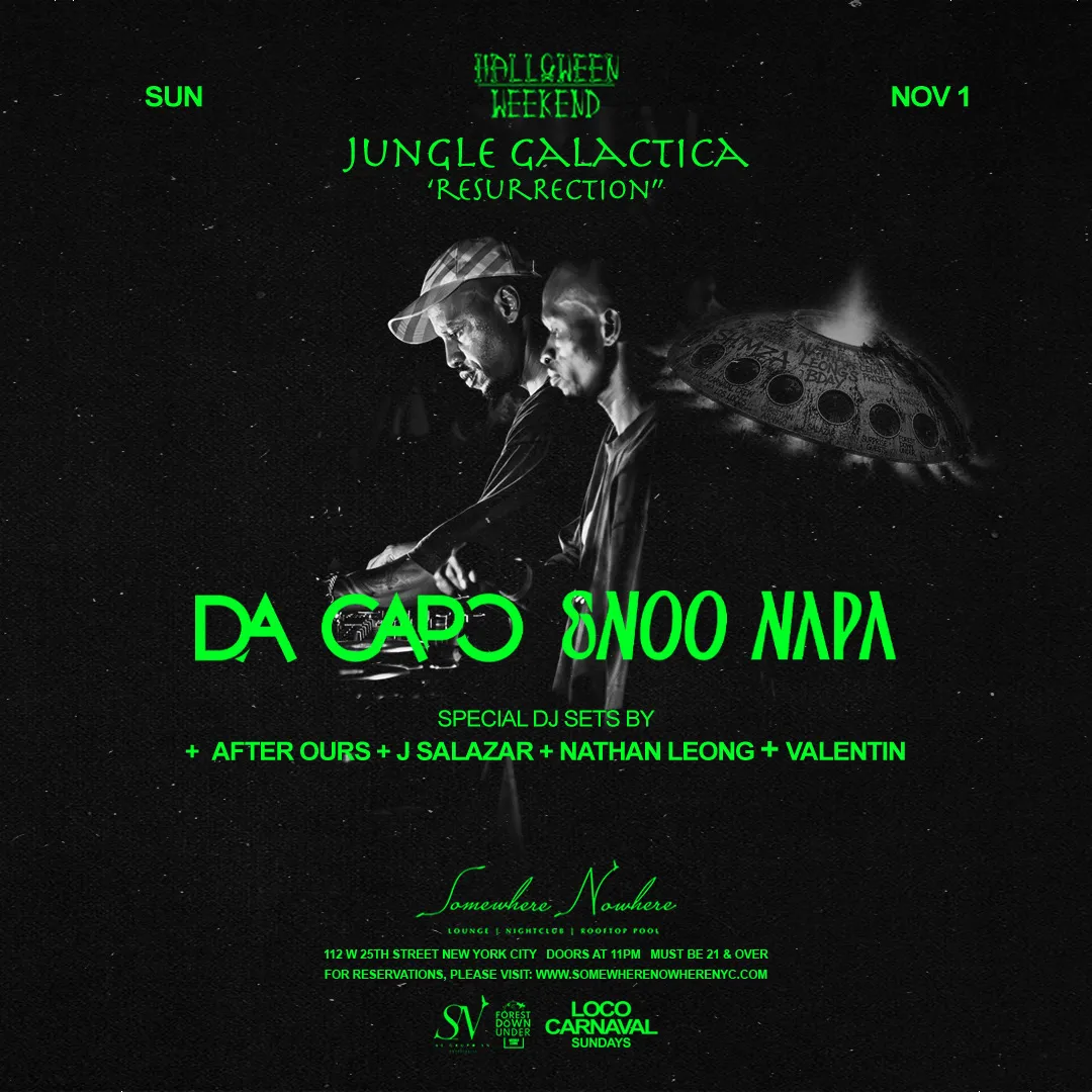 Da Capo b2b Enoo Napa | Jungle Galactica: Resurrection | Halloween Weekend