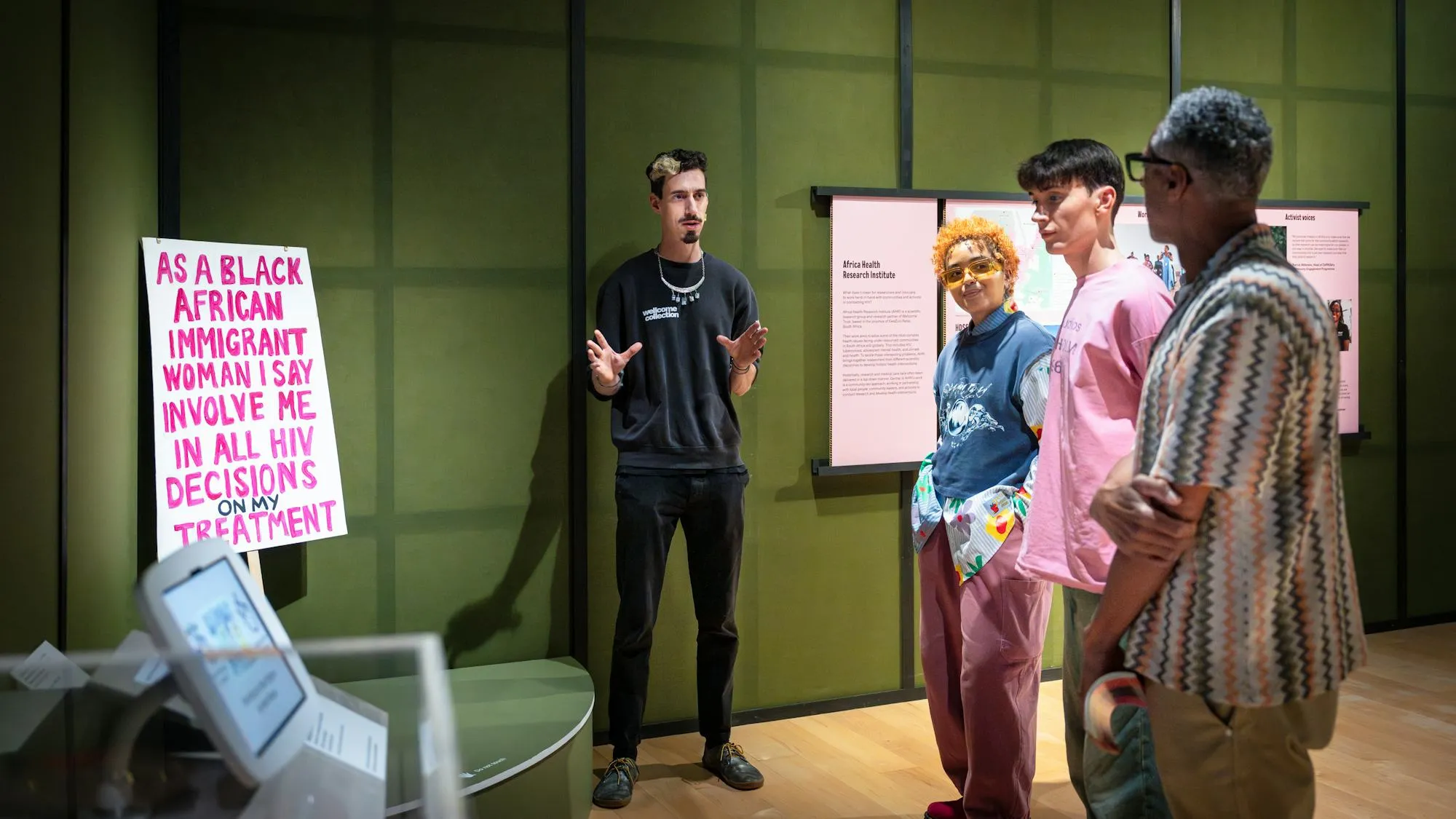 Audio Described Tours of 'Tenderness and Rage'