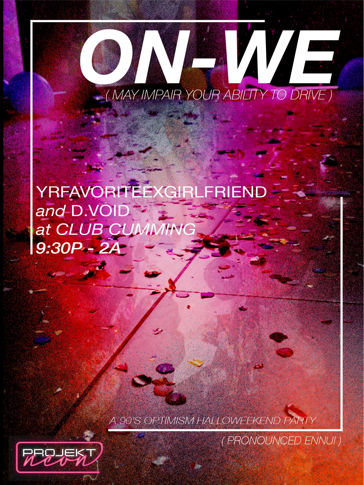 ON-WE: A 90s Optimism Halloween Party