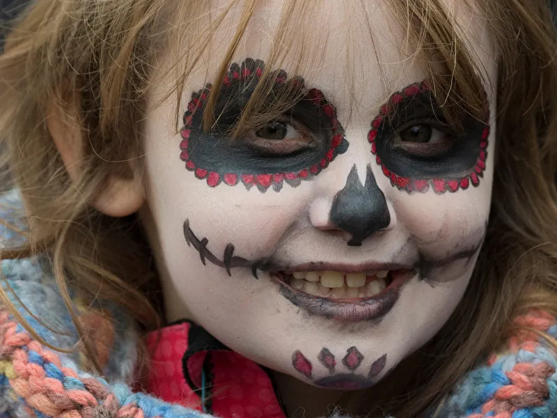 Halloweenmeile in der Wilmersdorfer Straße