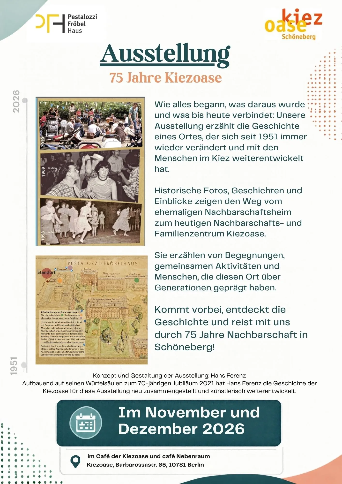 Ausstellung 75 Jahre Kiezoase