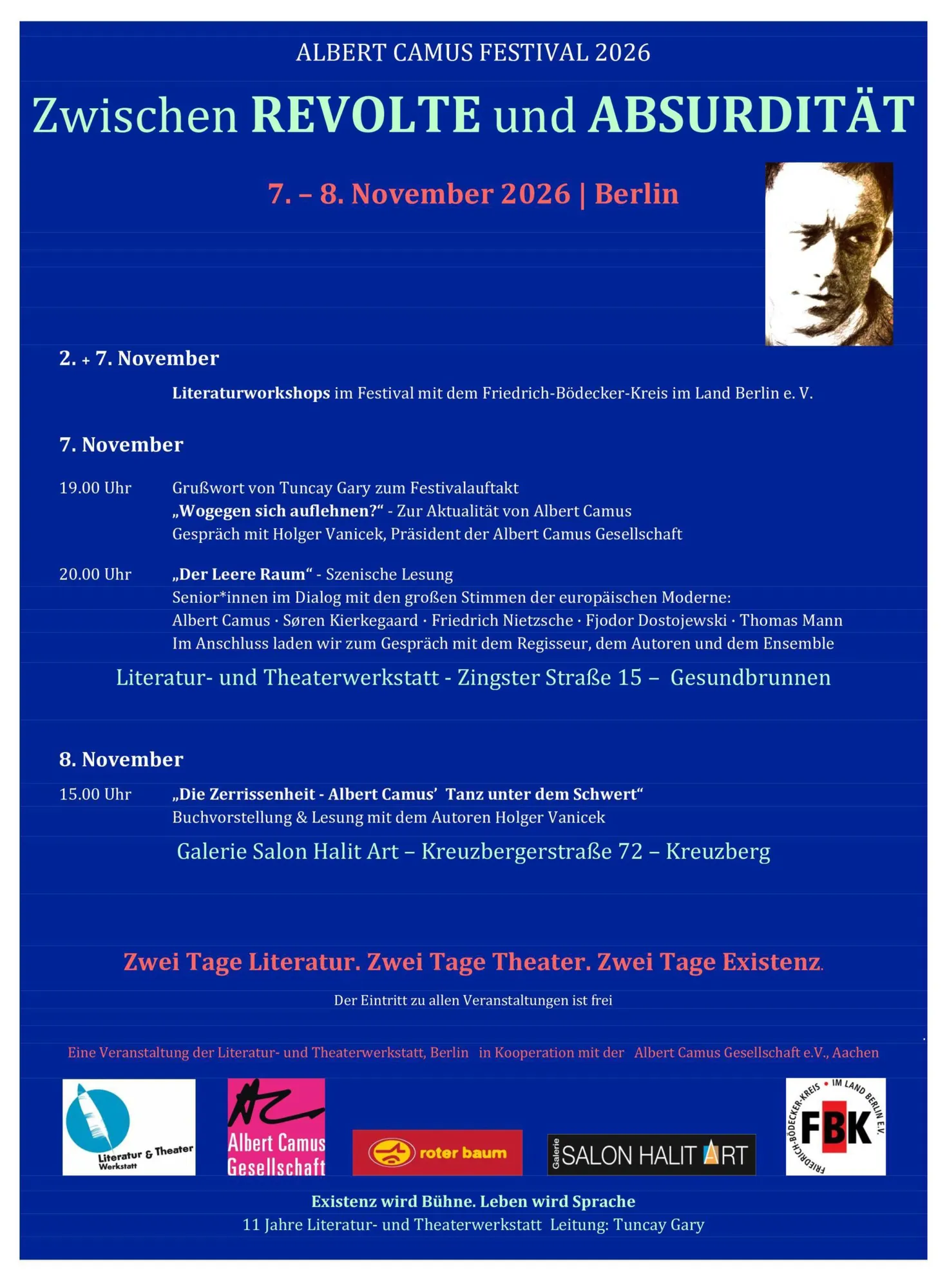 Zwischen Revolte und Absurdität - Albert-Camus-Festival