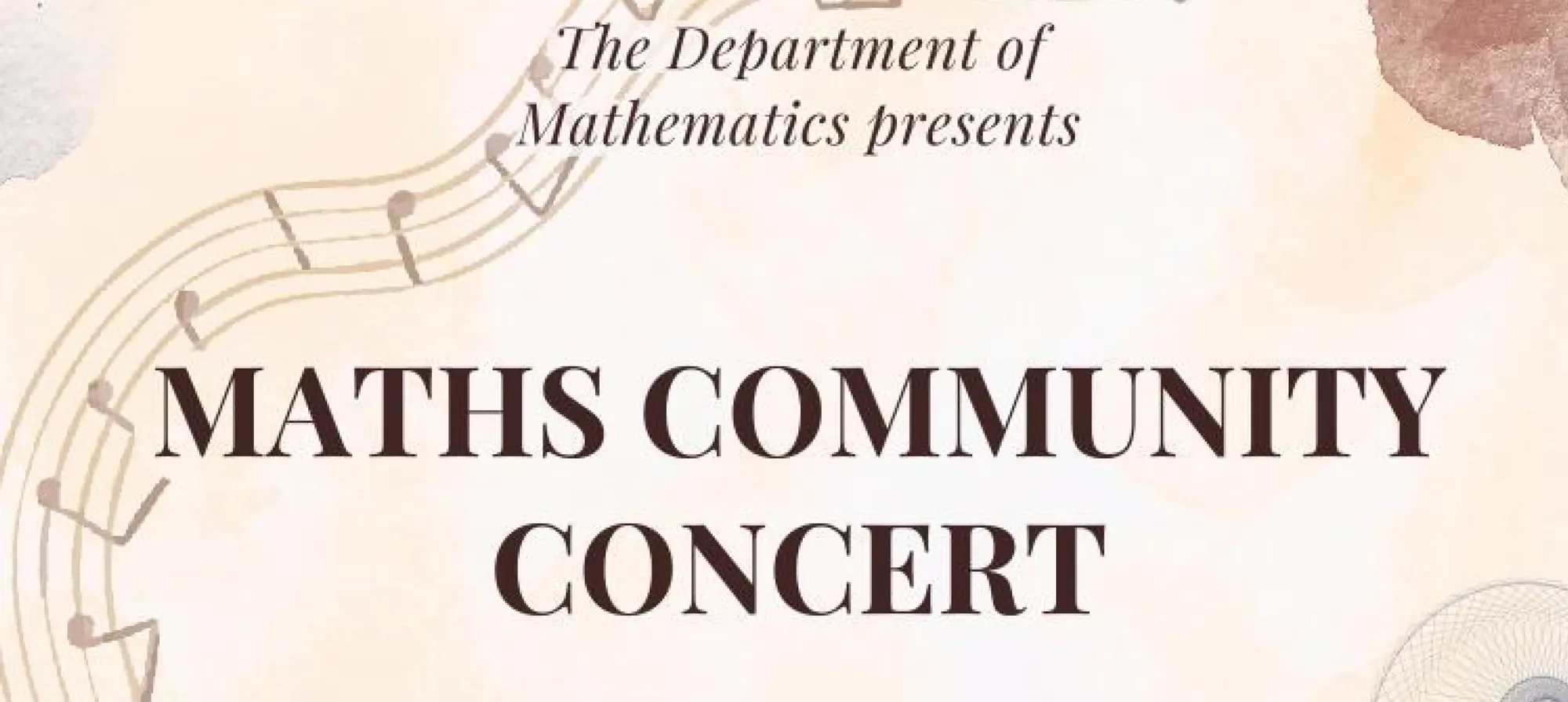 Maths Community Concert