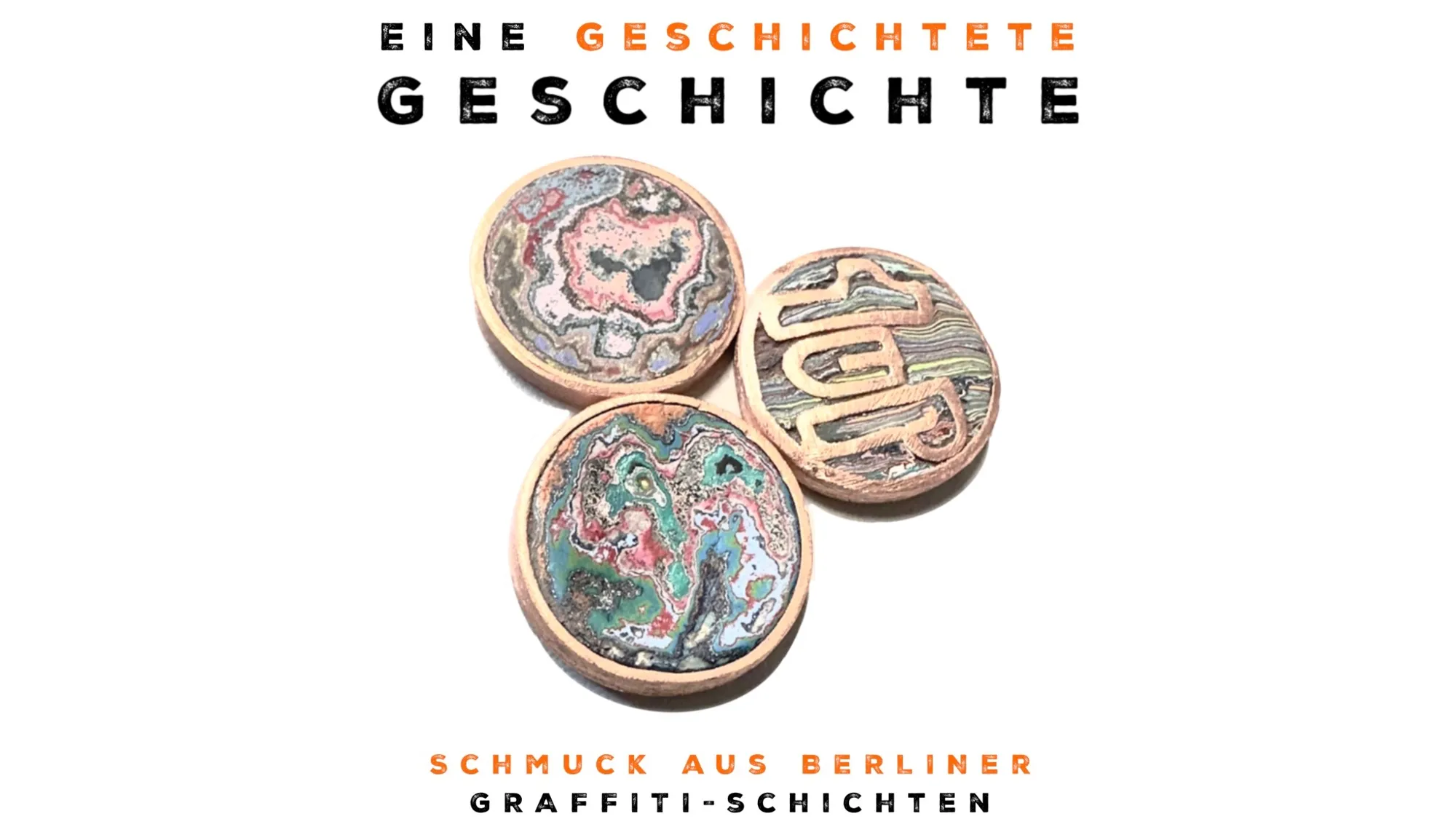 Eine geschichtete Geschichte“ - Graffiti Schmuck