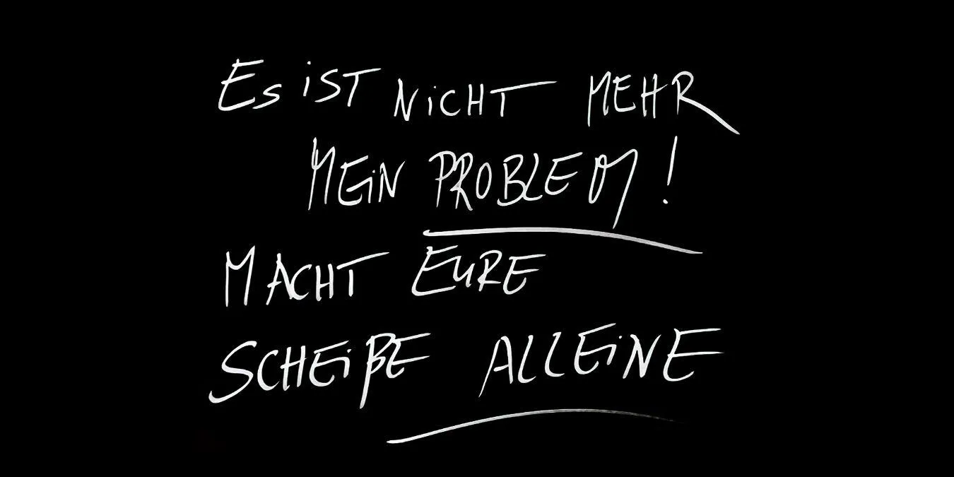 Christoph Schlingensief: Es ist nicht mehr mein Problem, macht eure Scheiße alleine
