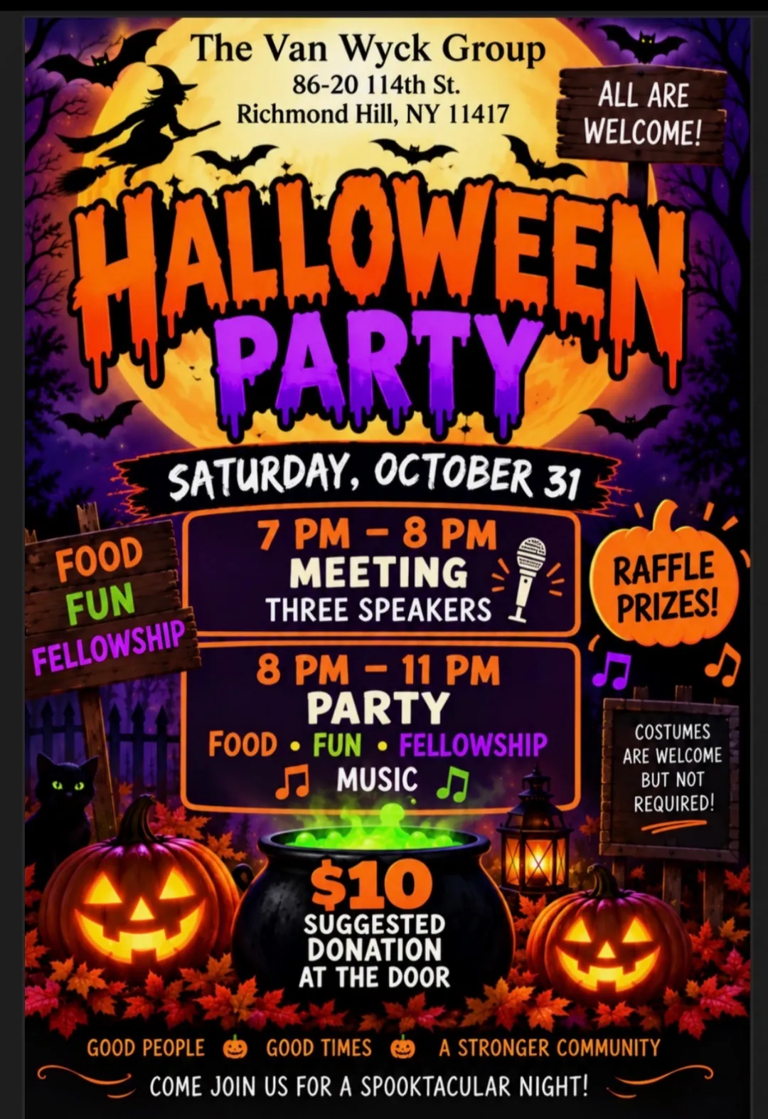 HALLOWEEN Party By The Van Wyck Group