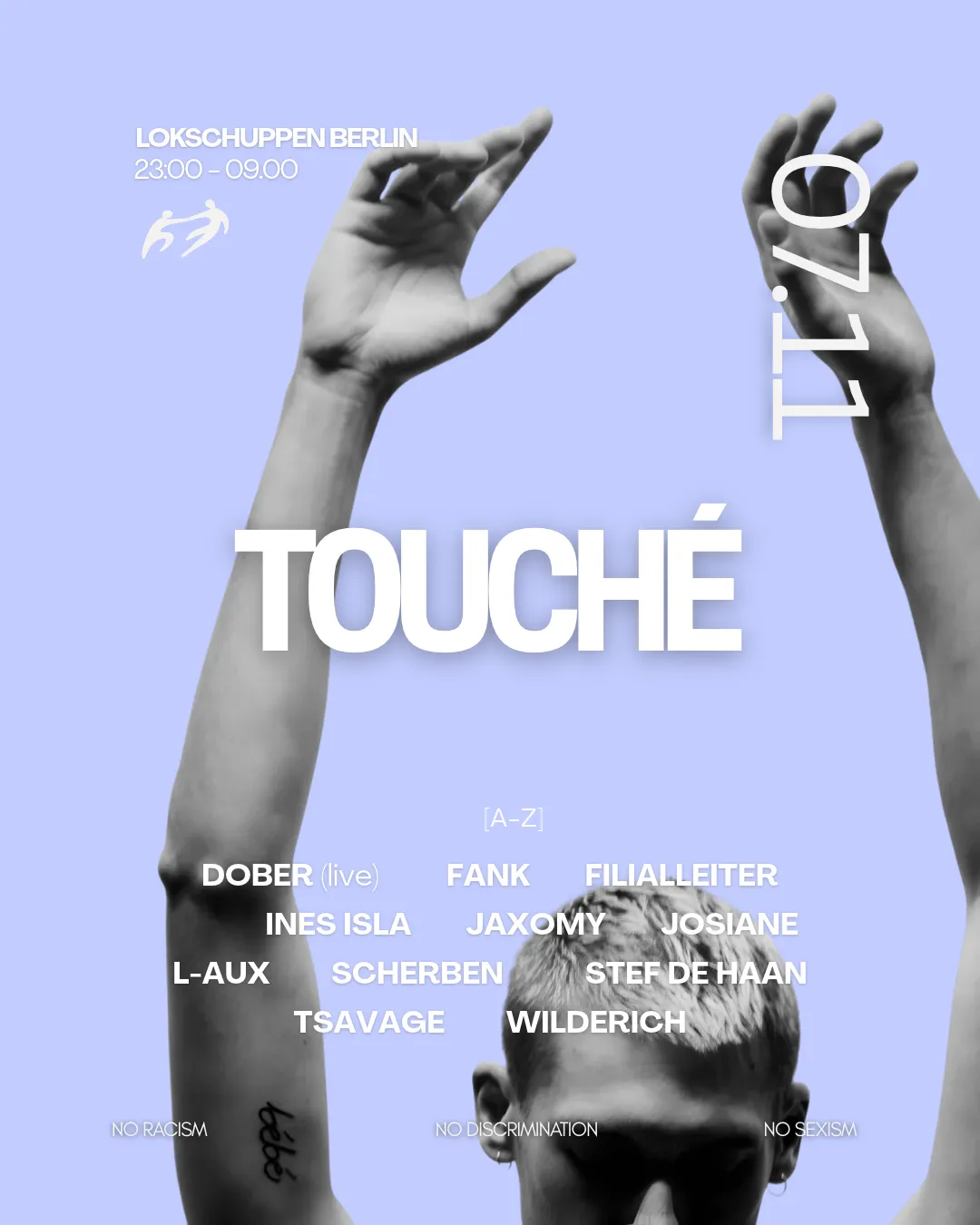 TOUCHÉ KLUB NIGHT w./ [240KMH] Wilderich, ines isla, Stef de Haan