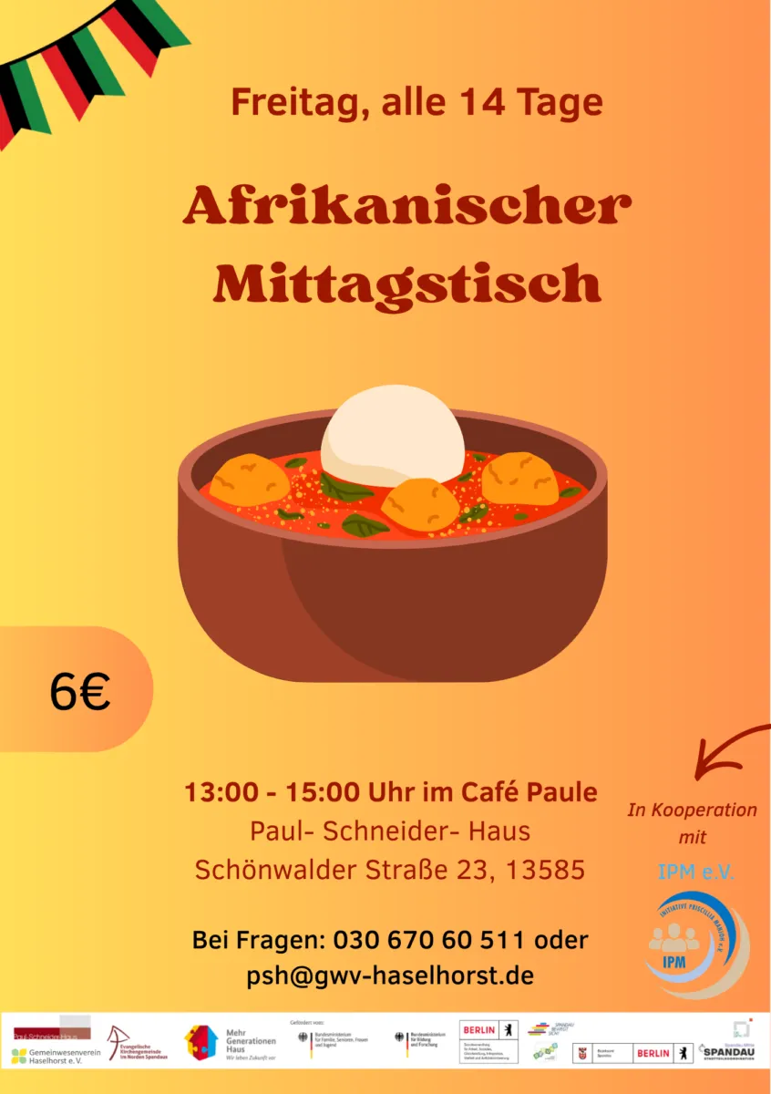 Afrikanischer Mittagstisch