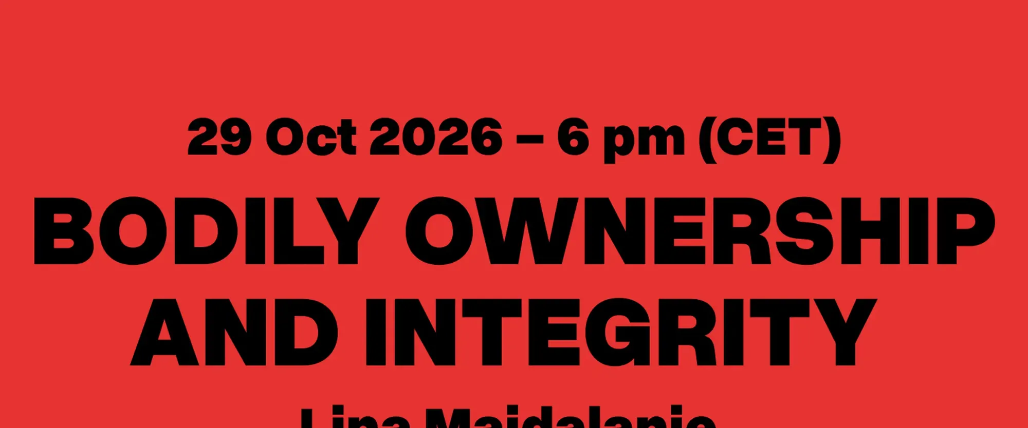 Bodily Ownership and Bodily Integrity