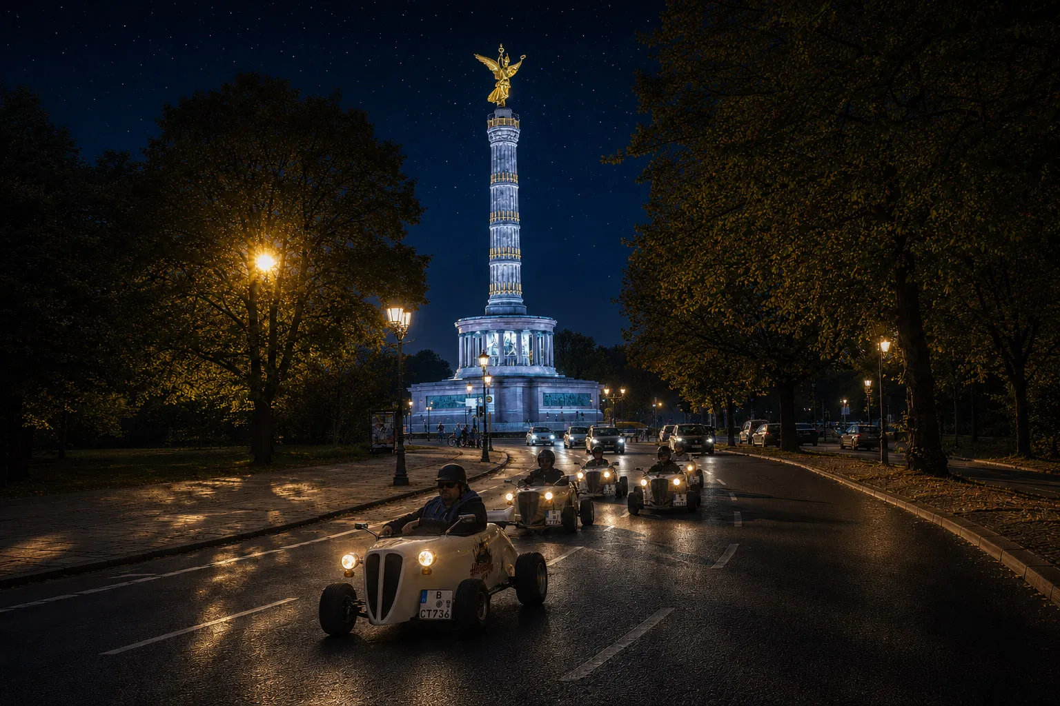 NIGHT DRIVE - im kleinsten Auto der Stadt durch Berlin