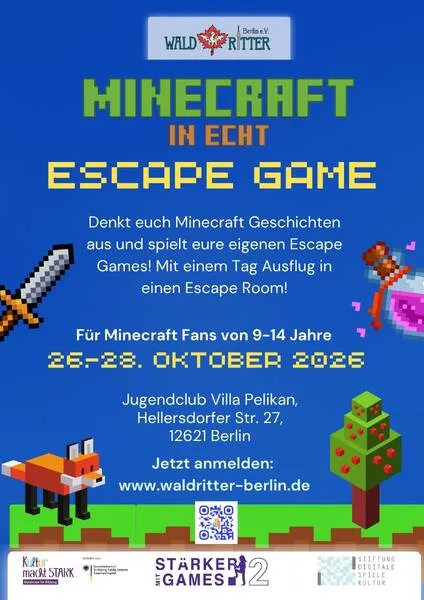 Minecraft in Echt Escape Game Ferienprojekt