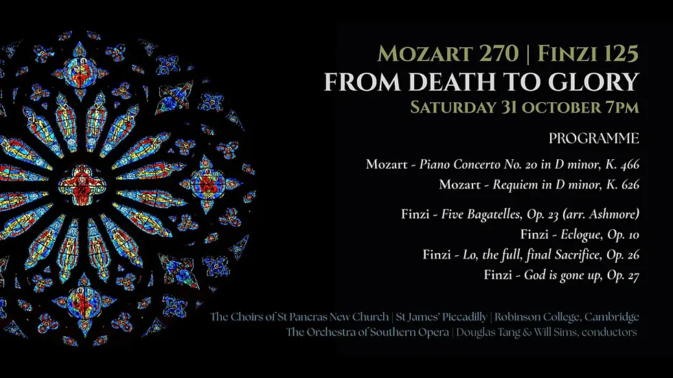 Mozart 250 | Finzi 125 - Come and Sing Saturday Rehearsal