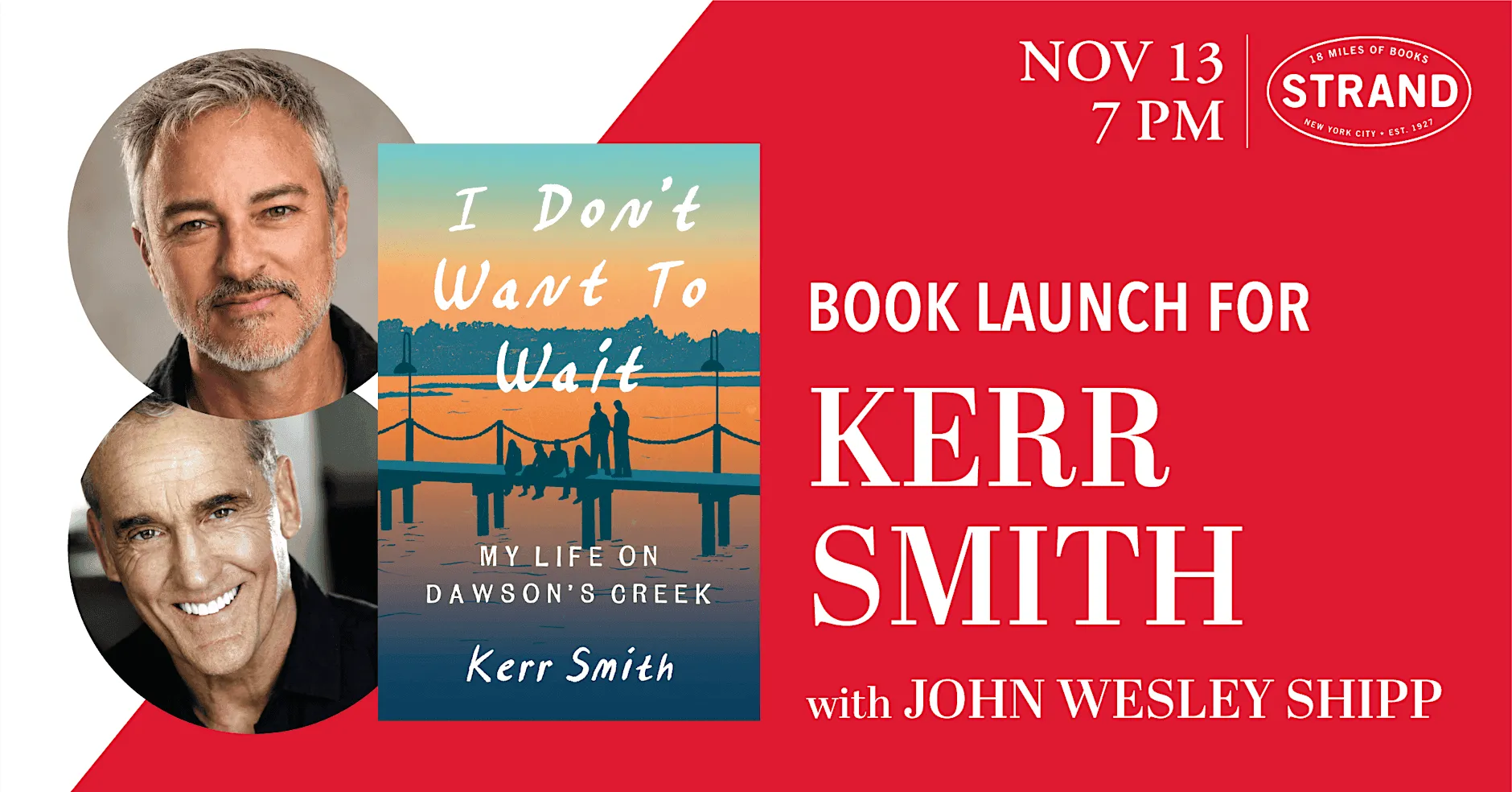 Kerr Smith + John Wesley Shipp: I Don’t Want to Wait