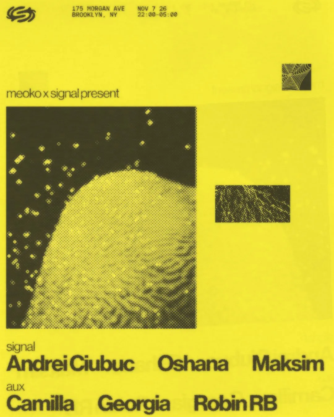 Signal x Meoko: Oshana, Andrei Ciubuc, Maksim, Robin, Georgia, CAMILLA