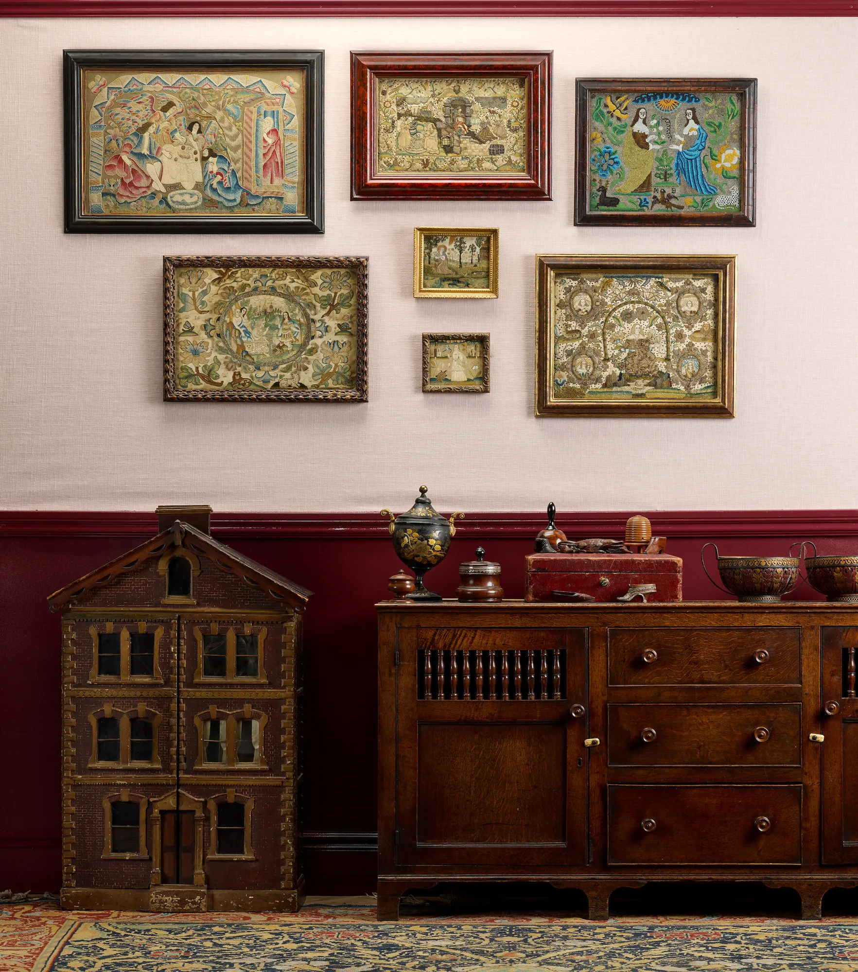 Collections, including Antique Embroidery from the Collection of Ian and Barbara Kennedy-Martin
