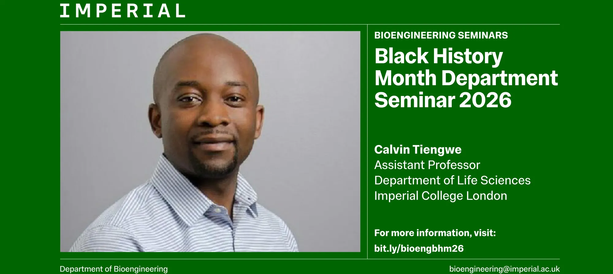 Bioengineering Black History Month Seminar 2026