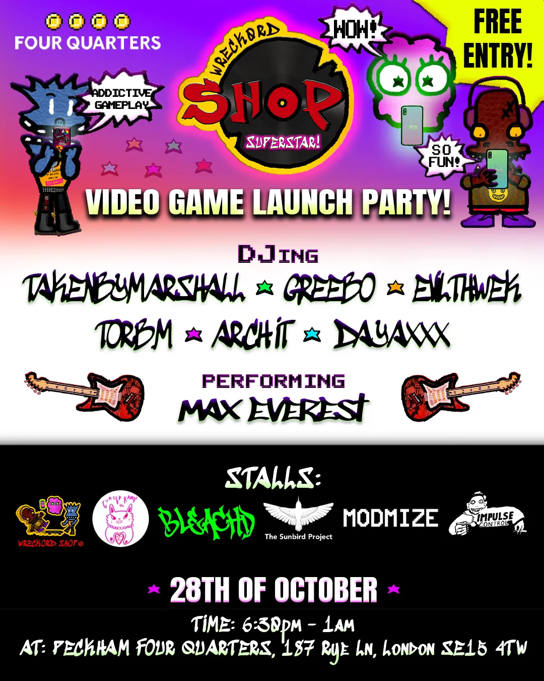 WRECKORD SHOP - Superstar! (LAUNCH PARTY)