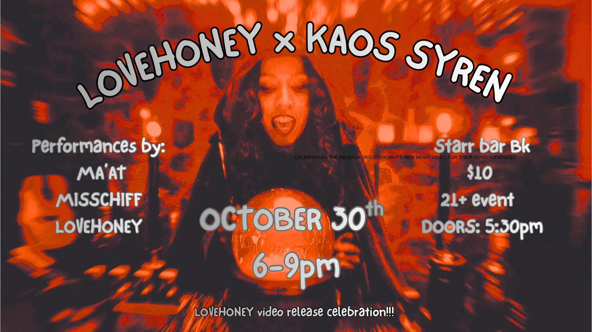 Live: Love Honey & Kaos Syren