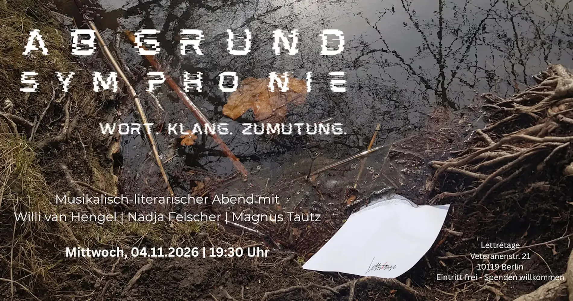 Abgrund-Symphonie – Wort. Klang. Zumutung.