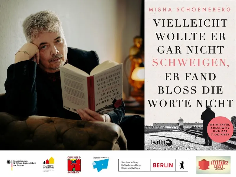 Lettekiez liest! "Vielleicht wollte er gar nicht schweigen, er fand bloß die Worte nicht" Lesung & Gespräch mit Misha Schoeneberg