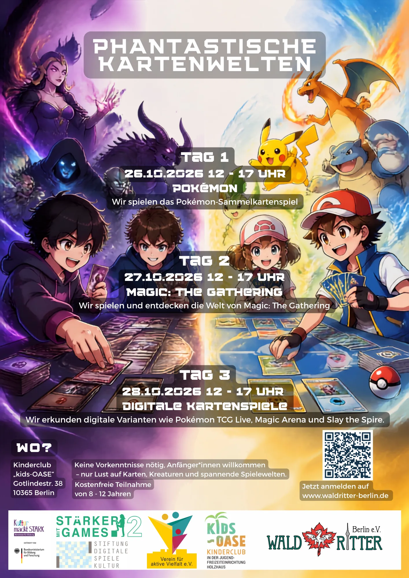 Phantastische Kartenwelten - Pokémon / Magic: The Gathering
