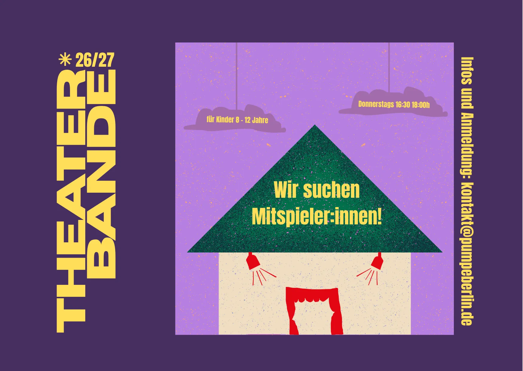 Theaterbande 26/27: Wir suchen dich!