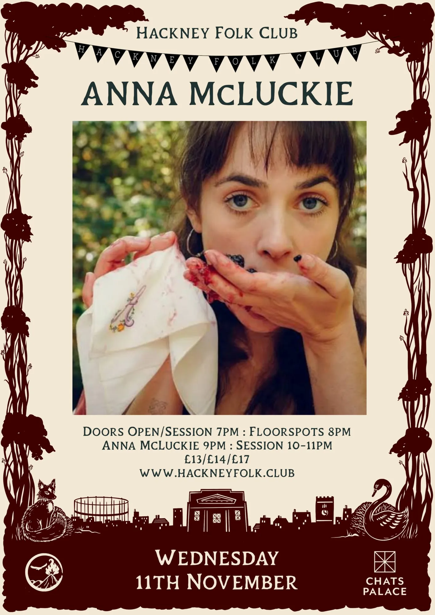 Hackney Folk Club - Anna McLuckie