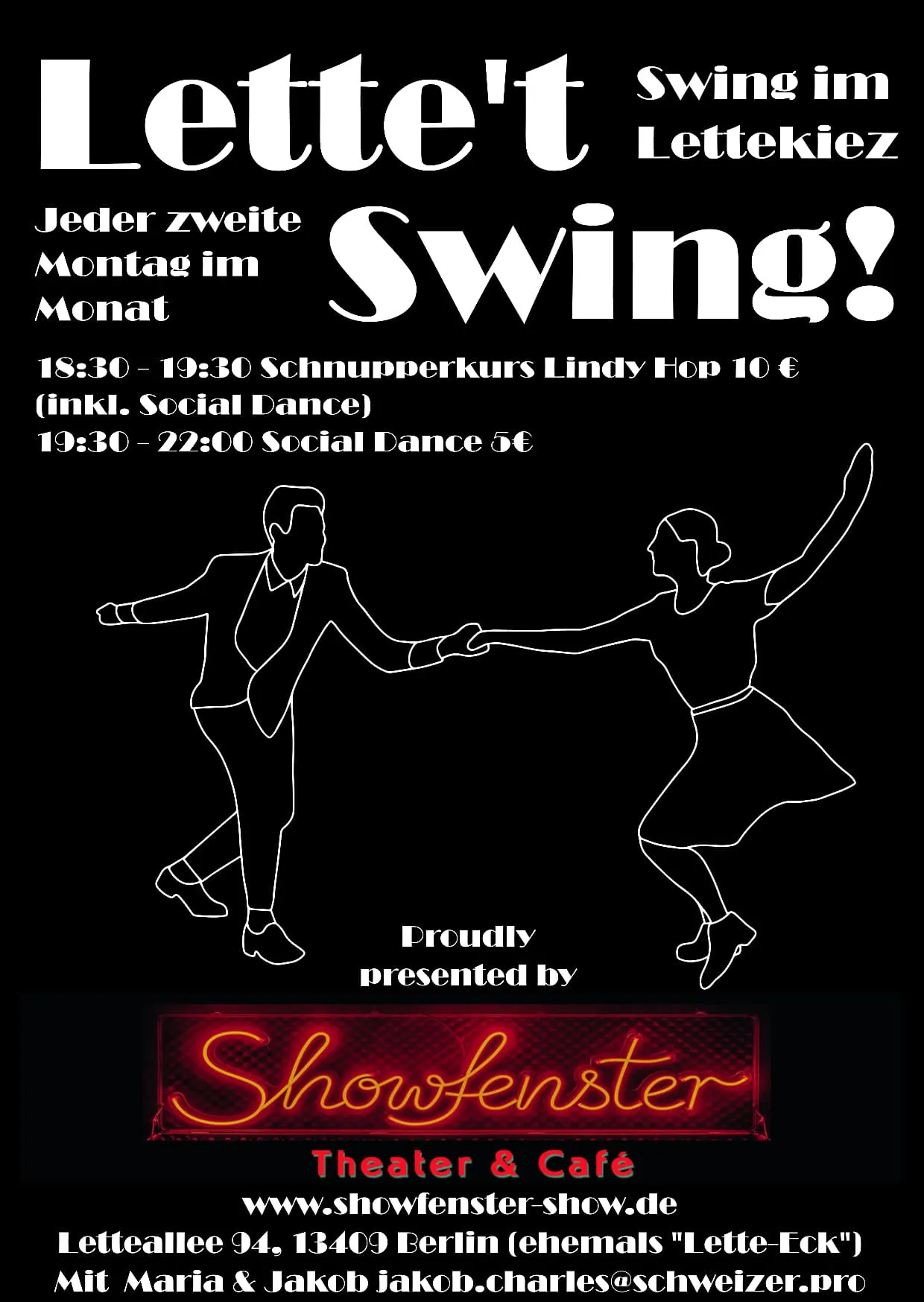 Lette ´t Swing - diesemal mit Liveband (Katz Blöffmann Trio)