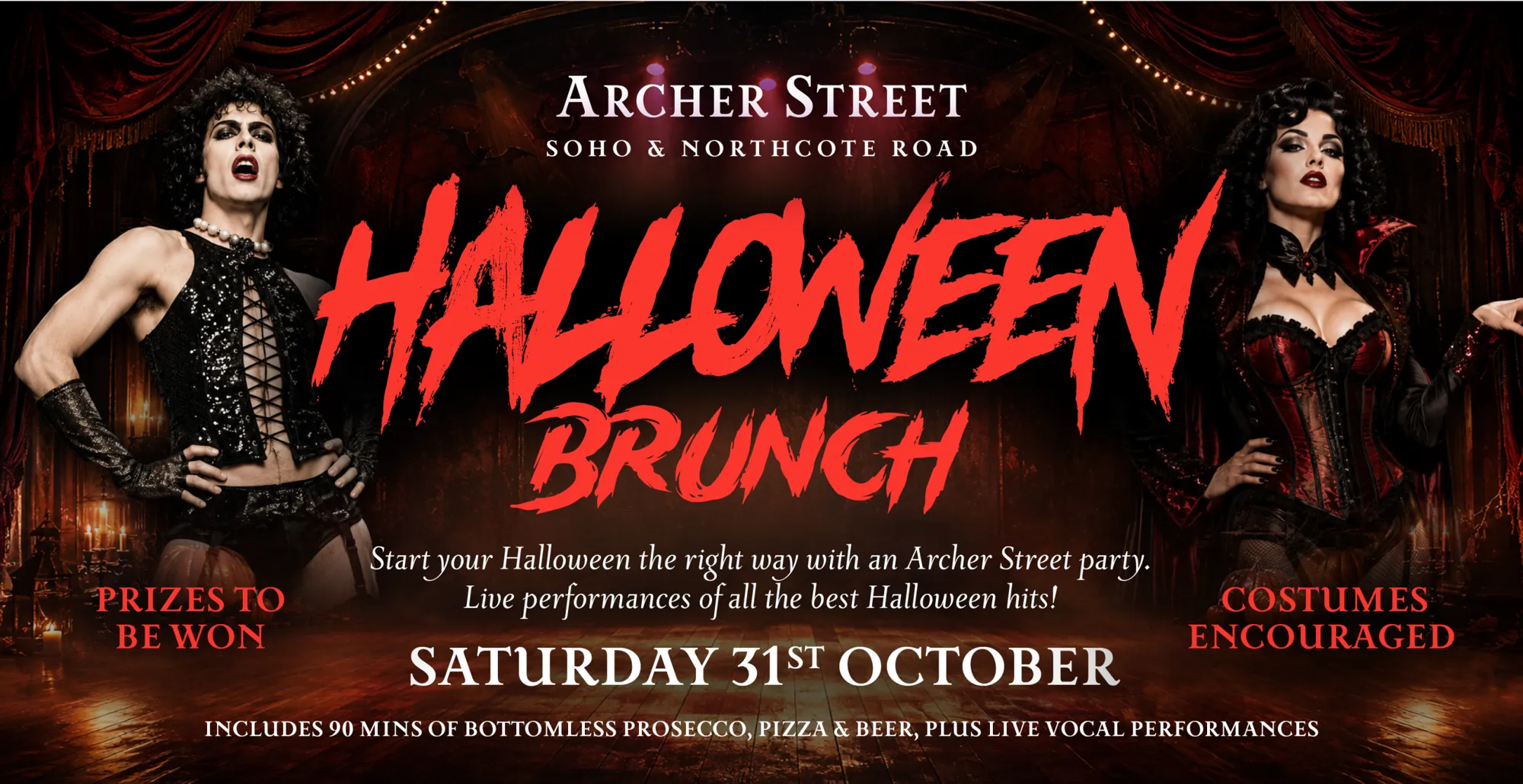 Halloween Immersive Brunch Archer Street Soho