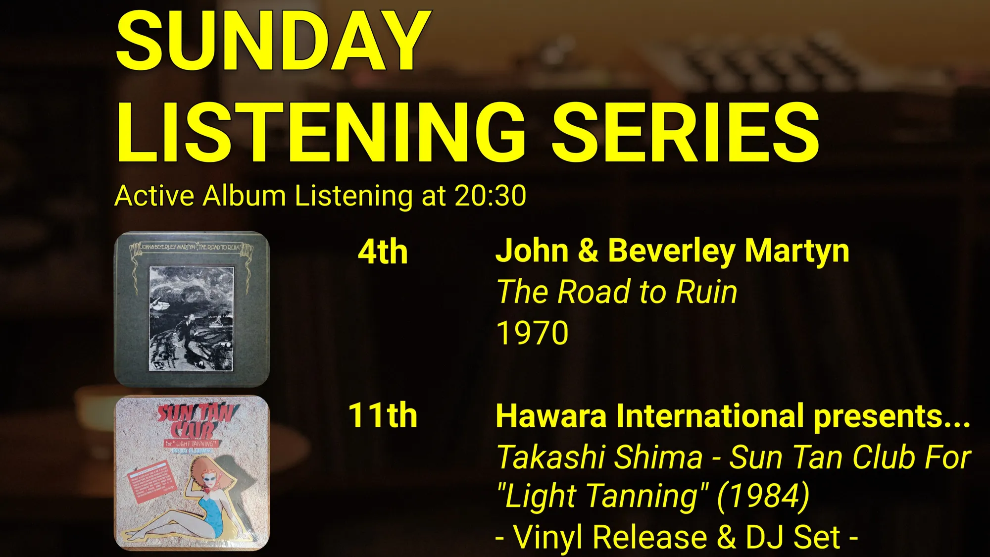 Sunday Listening Series