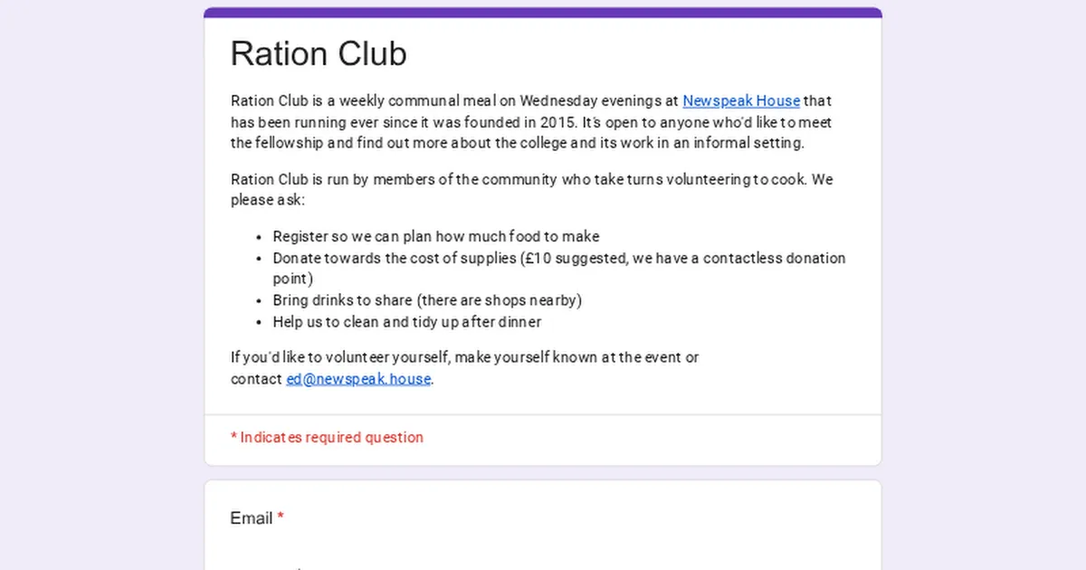 Ration Club
