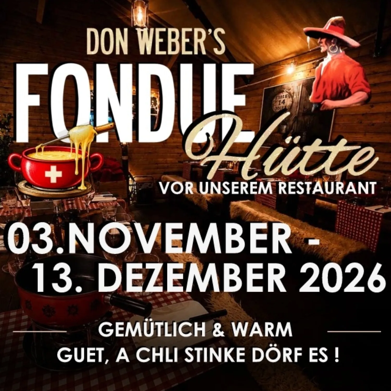 Fondue Meets Chili @ Restaurant Don Weber, Zurich