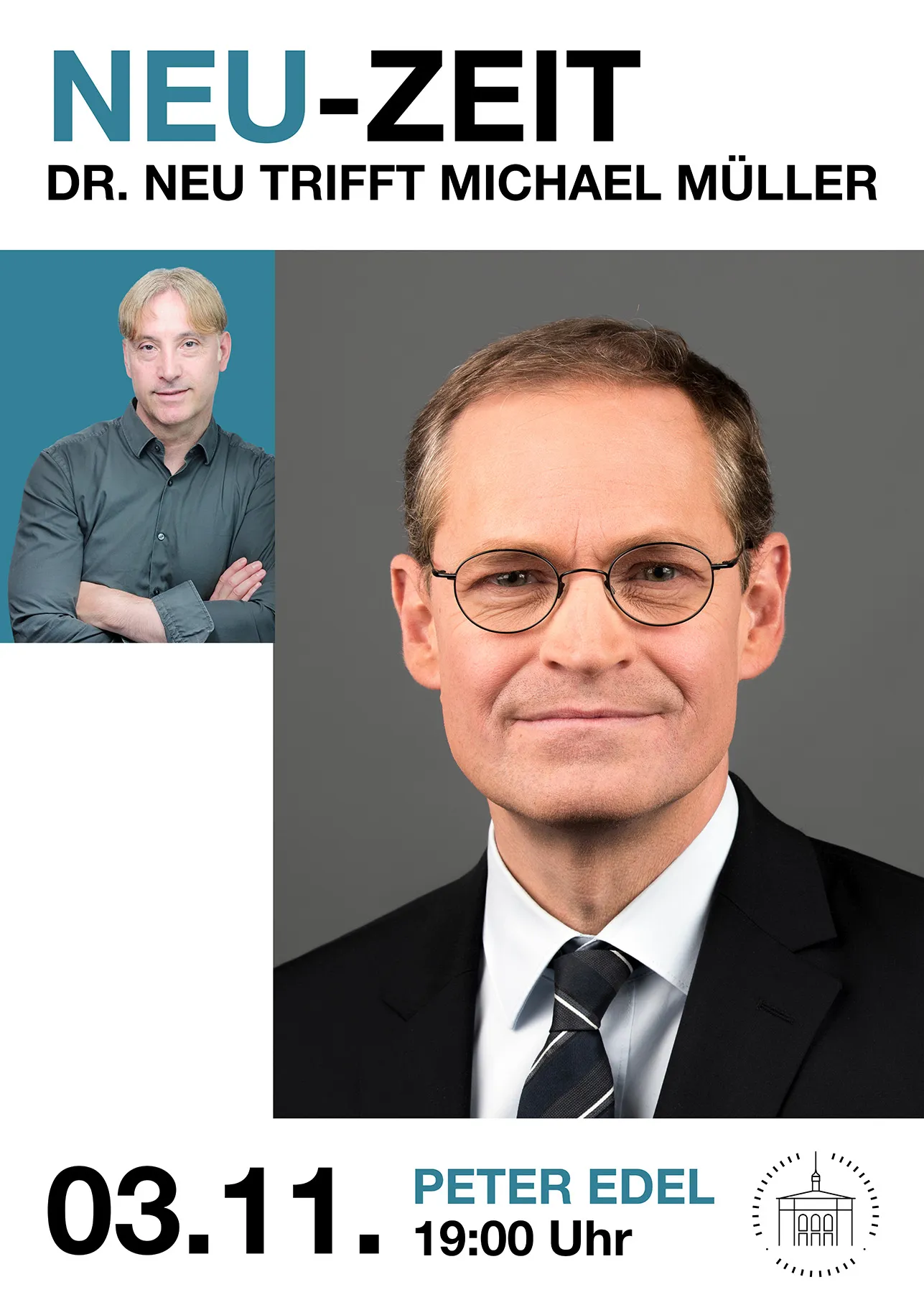 Neu-Zeit: Dr. Neu trifft Michael Müller